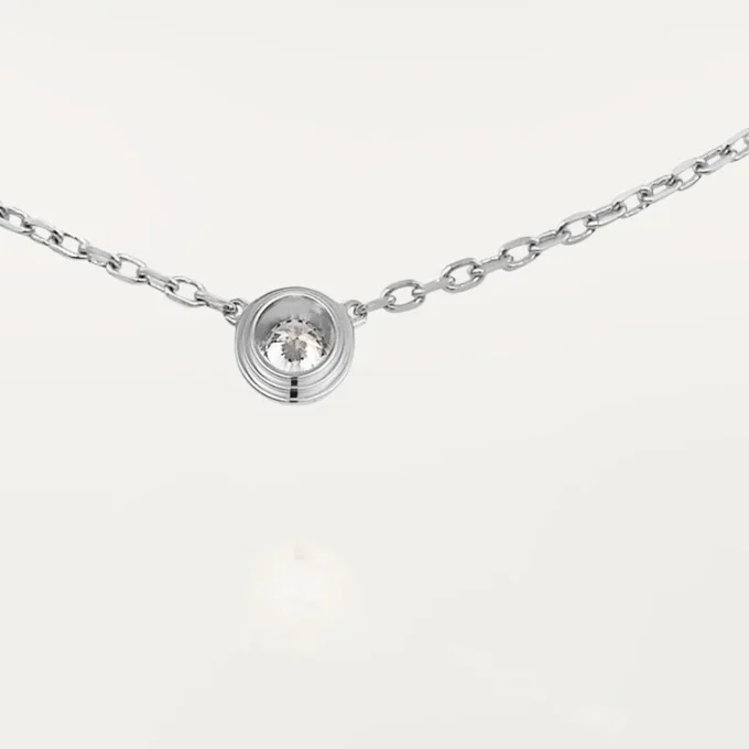 Colier Diamants Legers, Sm – Aur alb, Diamant – Cartier
