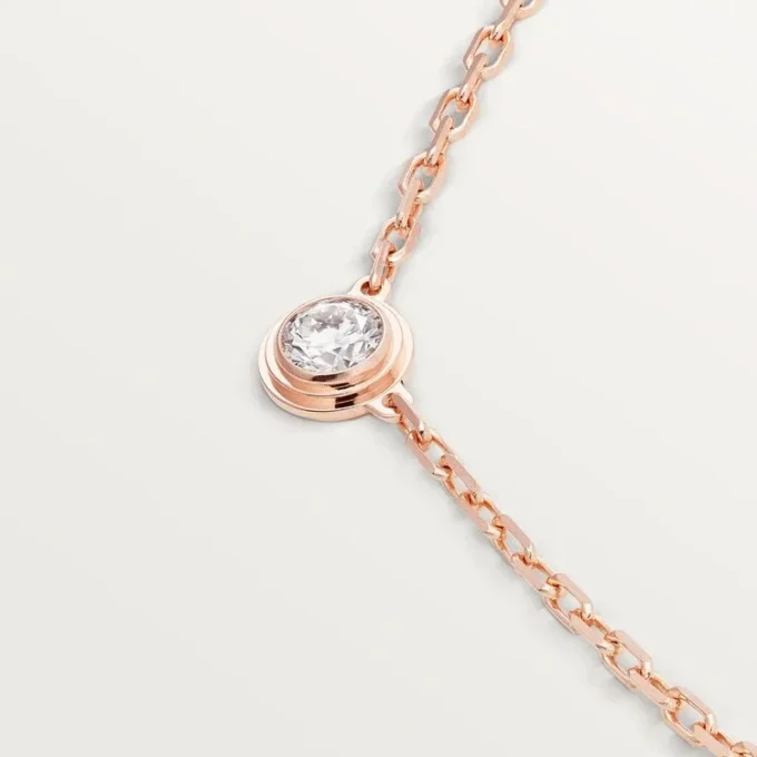 Colier Diamants Legers, Sm – Aur roz, Diamant – Cartier
