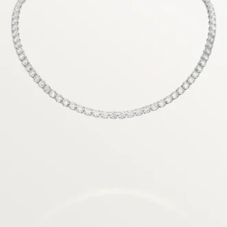 Colier Lignes Essentielles, diamante tăiate în stil briliant