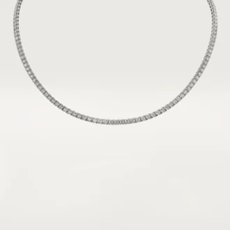 Colier Lignes Essentielles, diamante tăiate în stil briliant