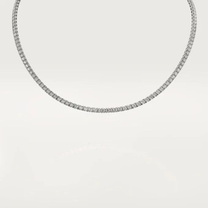 Colier Lignes Essentielles, diamante tăiate în stil briliant