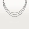 Colier Essential Lines – Aur alb, Diamante – Cartier