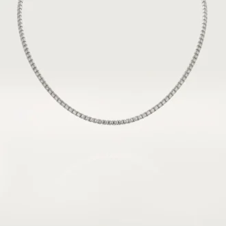 Colier Lignes Essentielles, diamante tăiate în stil briliant