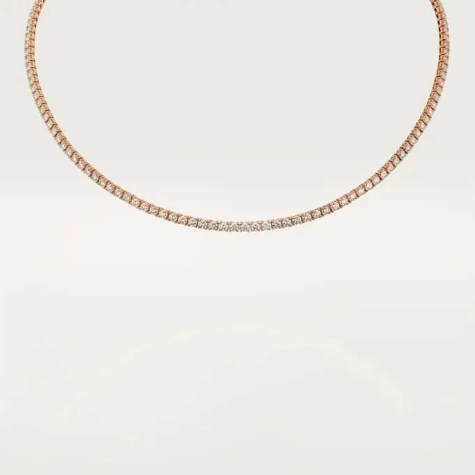 Colier Essential Lines – Aur roz, Diamante – Cartier
