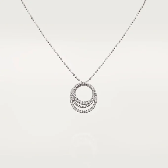 Colier Etincelle De Cartier – Aur alb, diamante – Cartier