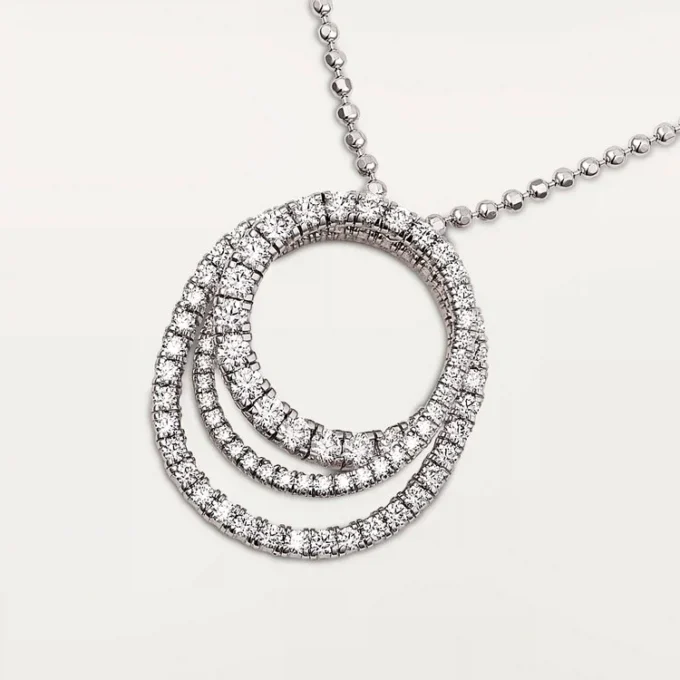 Colier Etincelle De Cartier – Aur alb, diamante – Cartier