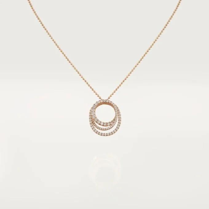 Colier Etincelle De Cartier – Aur roz, Diamante – Cartier