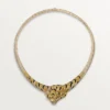Colier Faune Et Flore De Cartier, diamante galbene, portocalii și maro, pavate