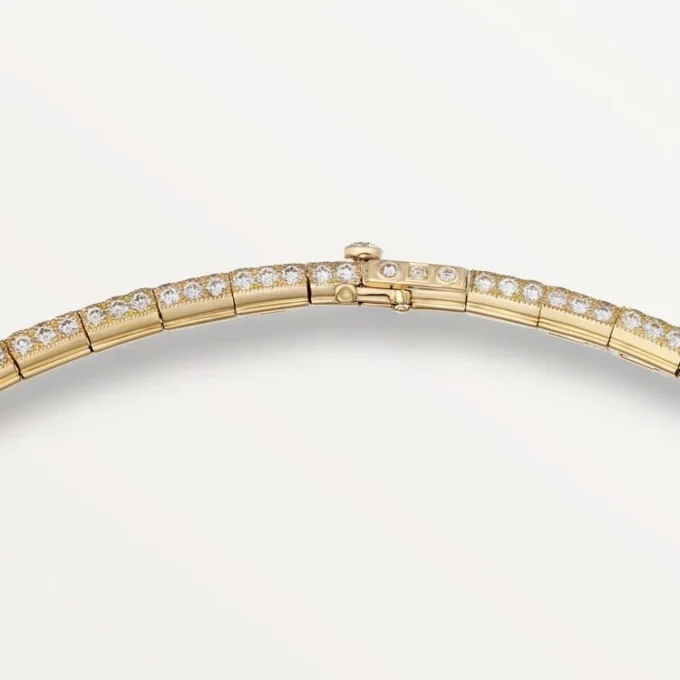 Colier Faune Et Flore De Cartier, diamante galbene, portocalii și maro, pavate