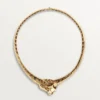 Colier Faune Et Flore De Cartier, diamante galbene, portocalii și maro, pavate