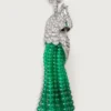 Colier Faune Et Flore De Cartier, mărgele de smarald, pavate