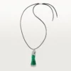 Colier Faune Et Flore De Cartier, mărgele de smarald, pavate