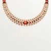 Colier Geometrie & Contraste, Coral, pavat