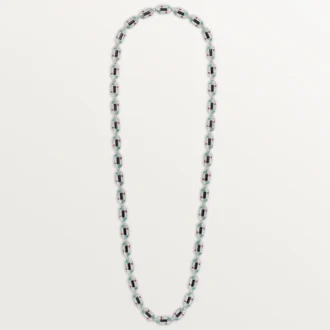Colier Geometrie & Contrastes, crisopraz, multi-wear, pavat