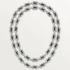 Colier Geometrie & Contrastes, crisopraz, multi-wear, pavat