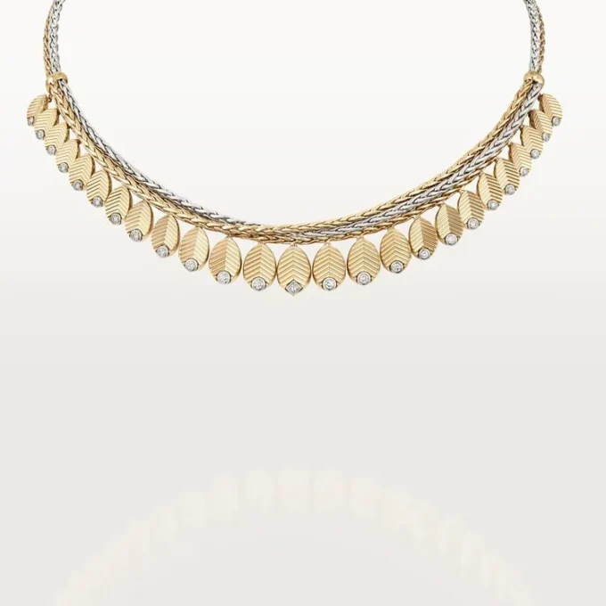 Colier Grain De Cafe, diamante