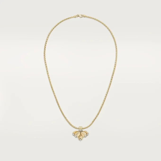 Colier Grain De Cafe, diamante