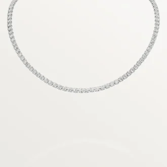 Colier Lignes Essentielles, diamante tăiate în stil briliant