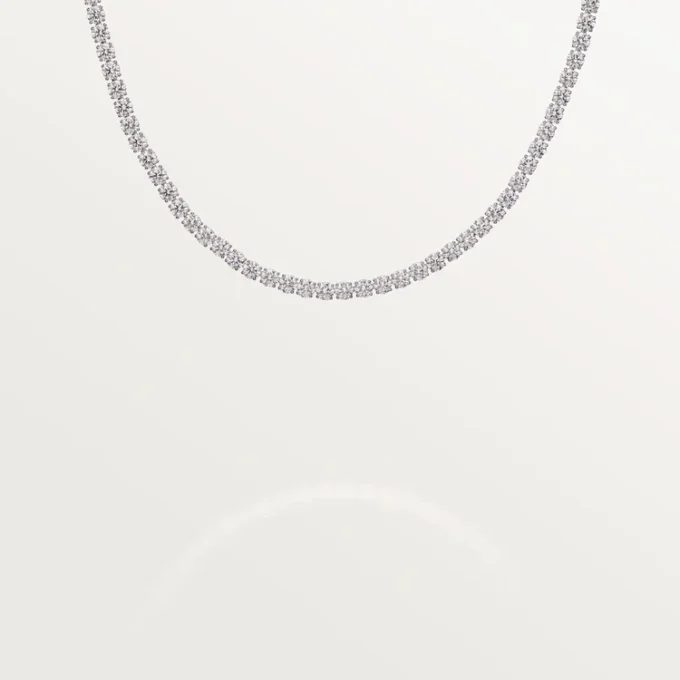 Colier Lignes Essentielles, diamante tăiate în stil briliant