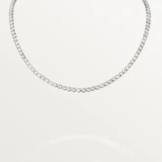 Colier Lignes Essentielles, diamante tăiate în stil briliant