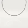 Colier Lignes Essentielles, diamante tăiate în stil briliant
