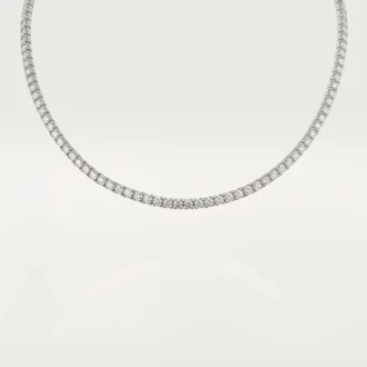 Colier Lignes Essentielles, diamante tăiate în stil briliant