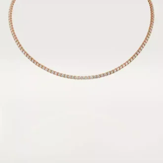 Colier Lignes Essentielles, diamante tăiate în stil briliant