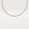 Colier Lignes Essentielles, diamante tăiate în stil briliant