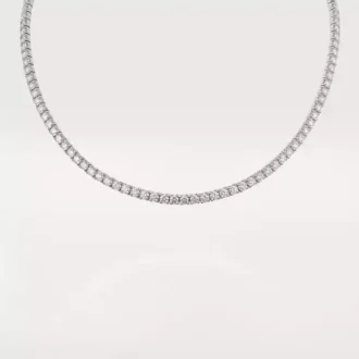 Colier Lignes Essentielles, diamante tăiate în stil briliant