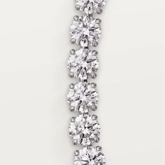 Colier Lignes Essentielles, diamante tăiate în stil briliant