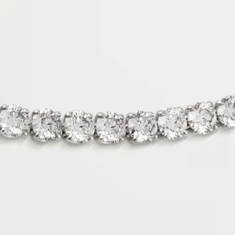Colier Lignes Essentielles, diamante tăiate în stil briliant