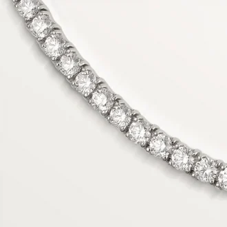 Colier Lignes Essentielles, diamante tăiate în stil briliant