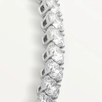 Colier Lignes Essentielles, diamante tăiate în stil briliant