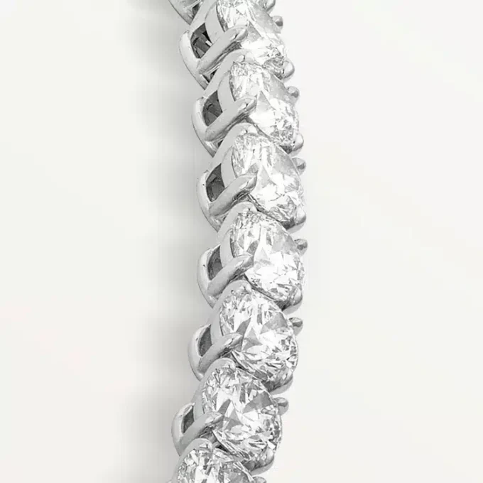 Colier Lignes Essentielles, diamante tăiate în stil briliant