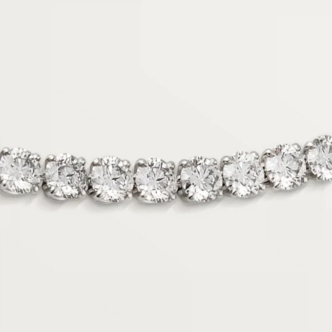 Colier Lignes Essentielles, diamante tăiate în stil briliant