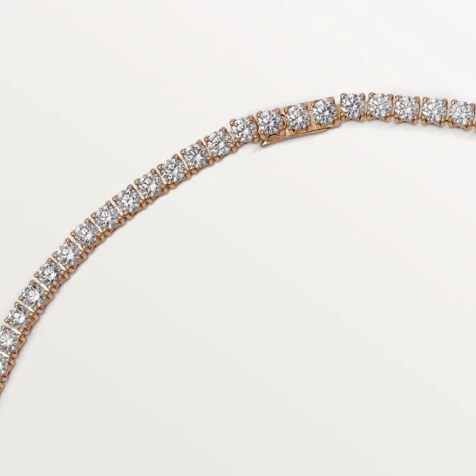 Colier Lignes Essentielles, diamante tăiate în stil briliant