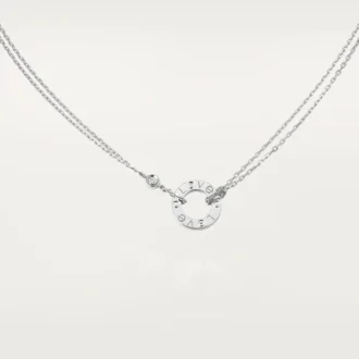 Colier Love, 2 diamante – Aur alb, Diamante – Cartier