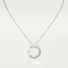 Colier Love, 3 diamante – Aur alb, Diamante – Cartier