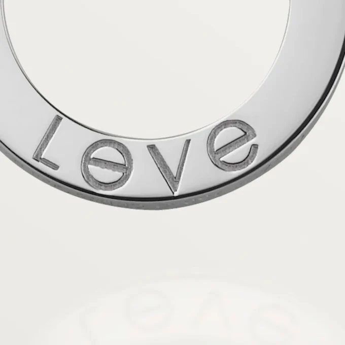 Colier Love, 3 diamante – Aur alb, Diamante – Cartier