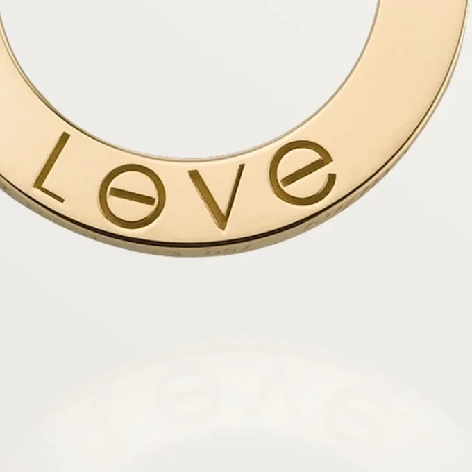 Colier Love, 3 diamante – Aur galben, Diamante – Cartier