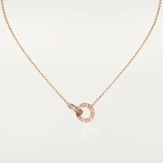 Colier Love – Aur roz, Diamante – Cartier