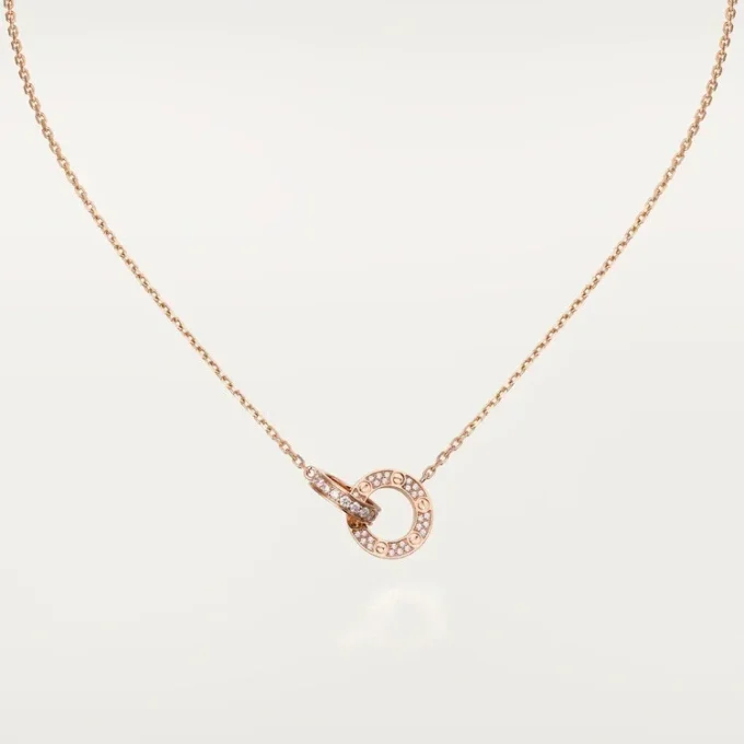 Colier Love – Aur roz, Diamante – Cartier