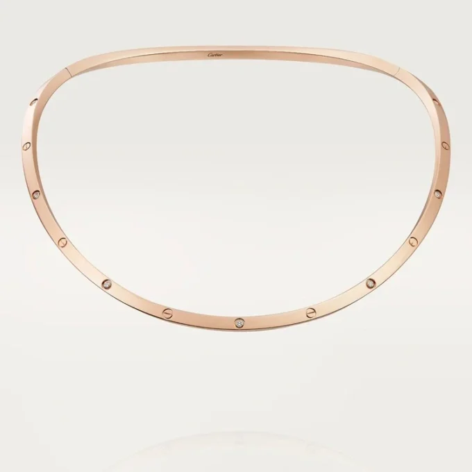Colier Love Torque, 10 diamante