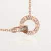 Colier Love – Aur roz, Diamante – Cartier