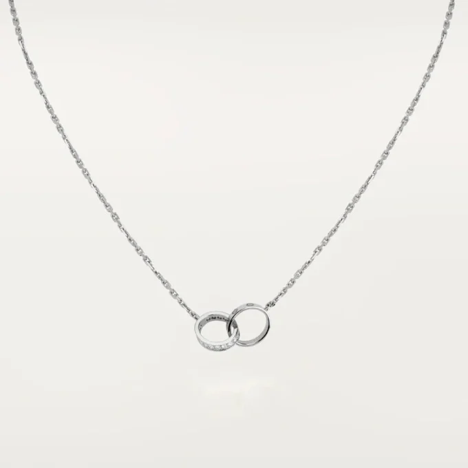 Colier Love, diamante – Aur alb, diamante – Cartier