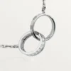 Colier Love, diamante – Aur alb, diamante – Cartier