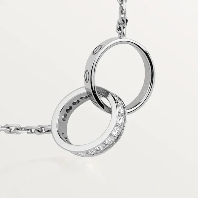 Colier Love, diamante – Aur alb, diamante – Cartier