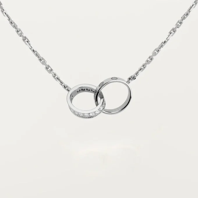 Colier Love, diamante – Aur alb, diamante – Cartier