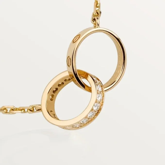 Colier Love, diamante – Aur galben, diamante – Cartier