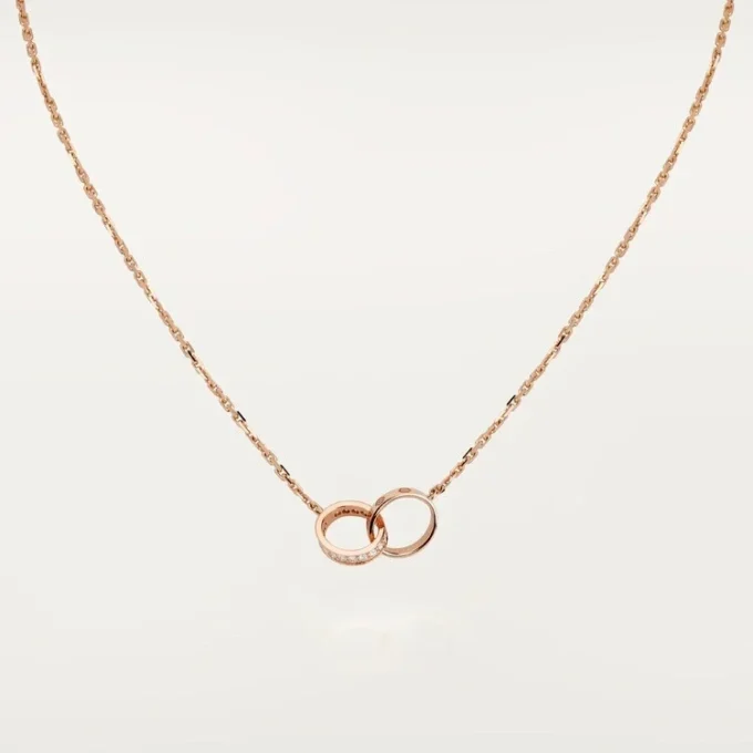 Colier Love, diamante – Aur roz, diamante – Cartier